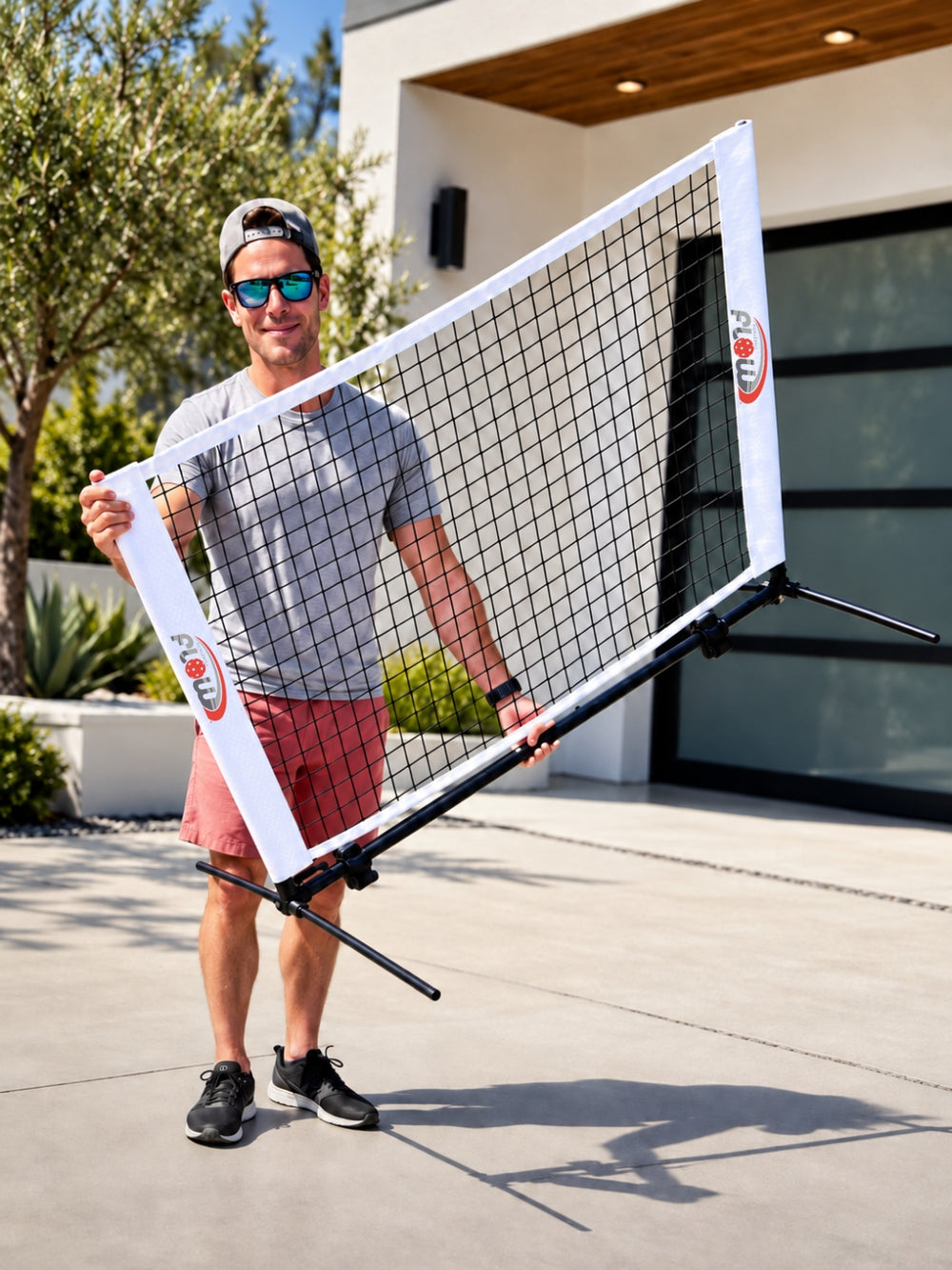FlowDink™ Mini Net - 5FT | Portable Pickleball Practice Net